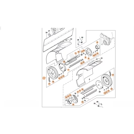 STIHL Usuwacz do mchów - prawa strona 4601 740 4702